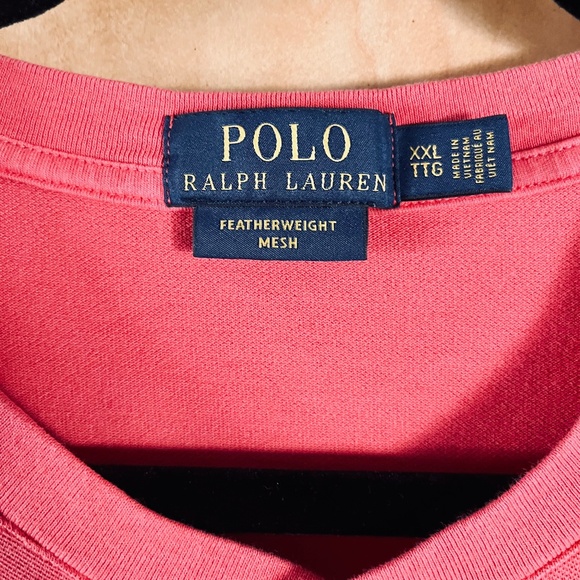 POLO Ralph Lauren Dusty Coral Shade 100% Cotton Mens Size XXL - Picture 7 of 7